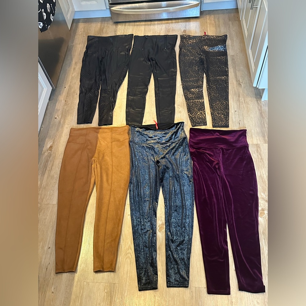 Bundle of 6 Pairs of Spanx Leggings & Spanx Shapewear
